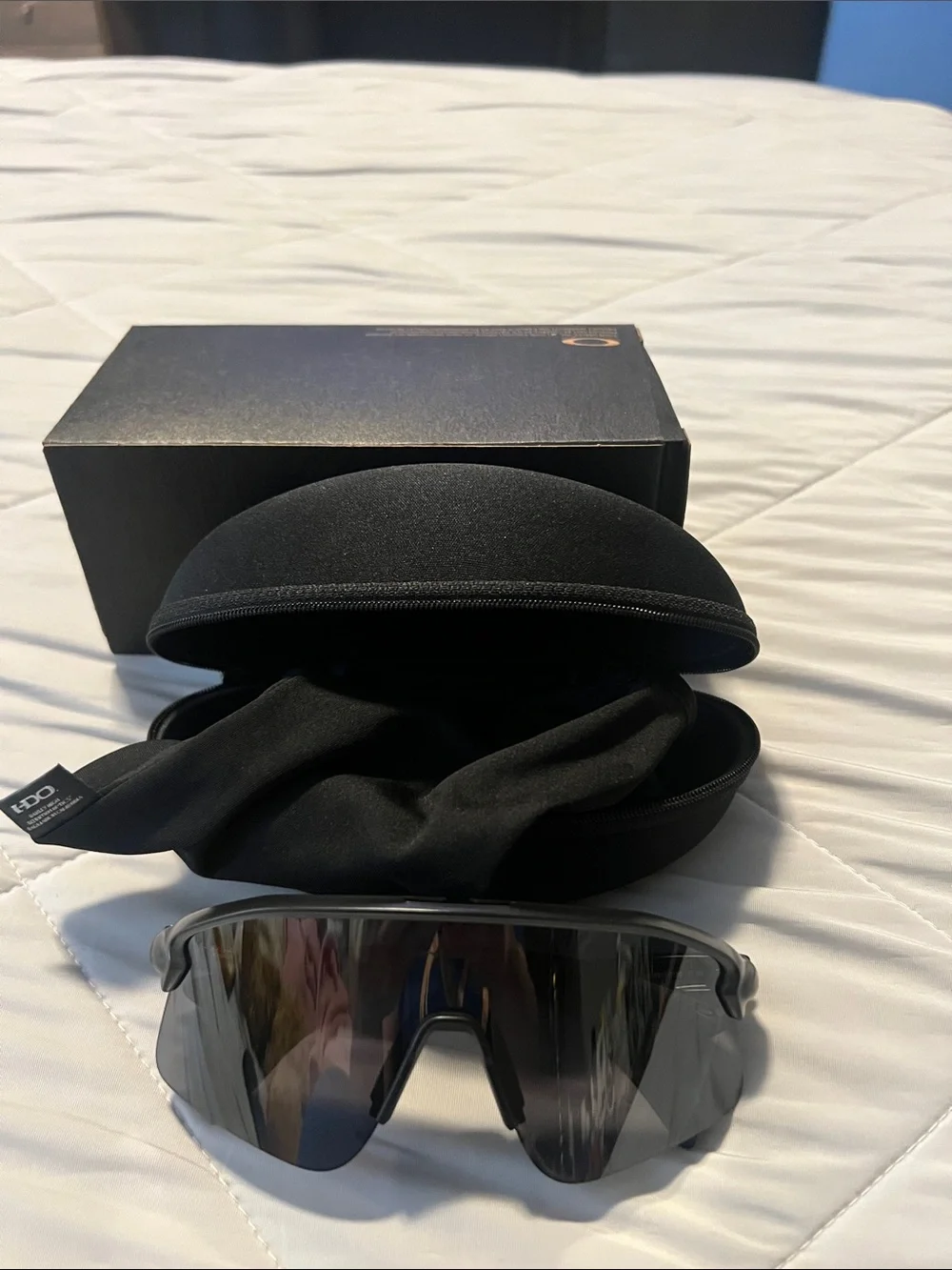 Oakley Men’s Black stunt devil Sunglasses